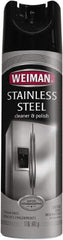 Weiman - 17 fl oz Aerosol Stainless Steel Cleaner & Polish - Unscented, Can Container - A1 Tooling