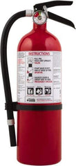 Kidde - 5 Lb, 3-A:40-B:C Rated, Dry Chemical Fire Extinguisher - 4-1/2" Diam x 16.07" High, 195 psi, 18' Discharge in 15 sec, Seamless Aluminum Cylinder - A1 Tooling