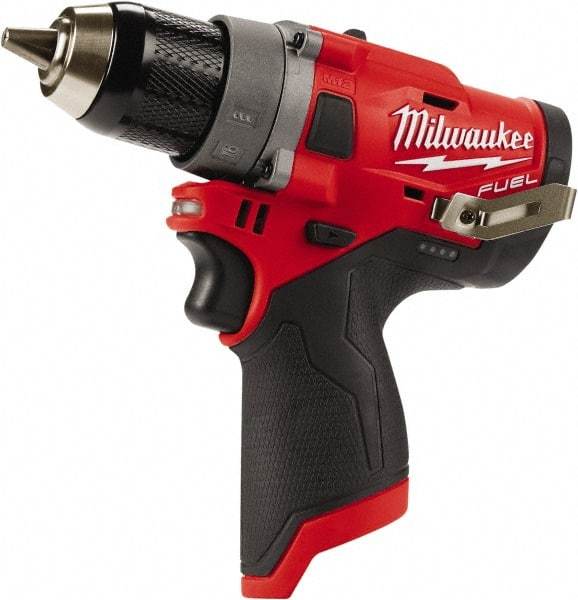 Milwaukee Tool - 12 Volt 1/2" Chuck Pistol Grip Handle Cordless Drill - 0-1700 RPM, Keyless Chuck, Reversible, Lithium-Ion Batteries Not Included - A1 Tooling