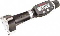 Starrett - 2" to 2-5/8", IP67, Carbide Face Electronic Inside Micrometer - 0.00005" Resolution, 0.0002" Accuracy, 3-1/16" Gage Depth - A1 Tooling