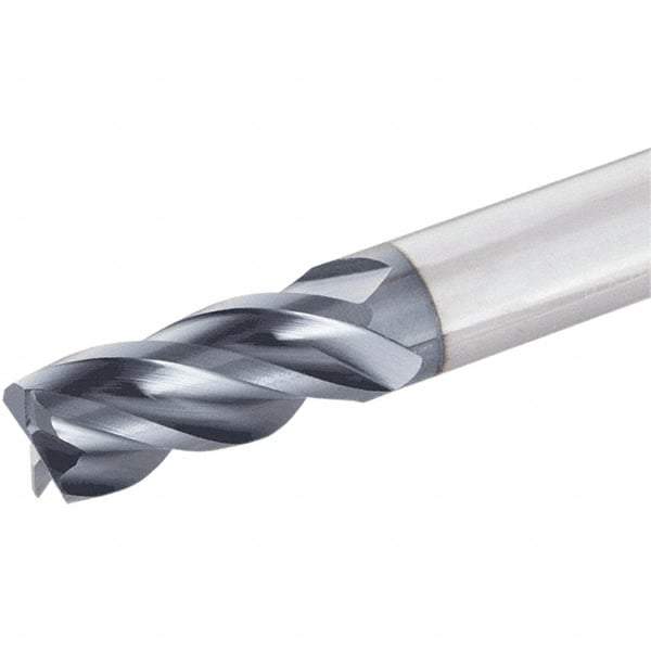 Iscar - 3/4", 4 Flute, Single End, Solid Carbide, 0.04" Corner Radius End Mill - 4" OAL, Right Hand Flute, 1-1/2" LOC, Right Hand Cut - A1 Tooling