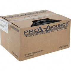 PRO-SOURCE - 1.5 mil Thick, Heavy-Duty Trash Bags - Linear Low-Density Polyethylene (LLDPE), Flat Pack Dispenser, 22" Wide x 60" High, Black - A1 Tooling