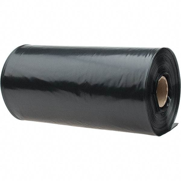 PRO-SOURCE - 4 mil Thick, Heavy-Duty Trash Bags - Linear Low-Density Polyethylene (LLDPE), Roll Dispenser, 38" Wide x 78" High, Black - A1 Tooling