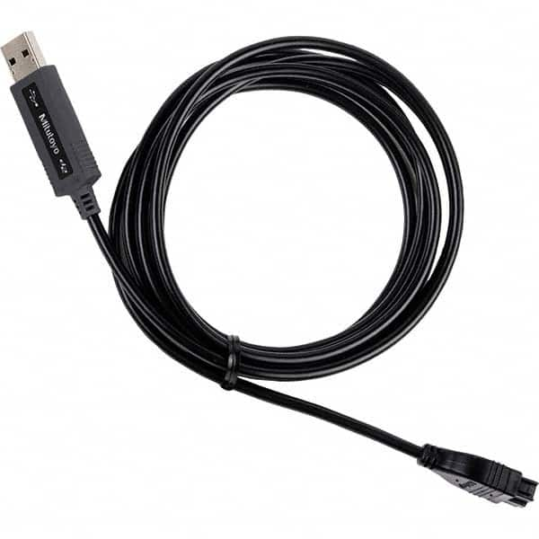 Mitutoyo - Remote Data Collection Accessories Accessory Type: USB Cable For Use With: Mitutoyo ID-H/ID-F Indicator - A1 Tooling