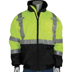 PIP - Size XL Yellow High Visibility Jacket - Exact Industrial Supply