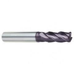 1/4" Dia. - 2-1/2" OAL - 4 FL Variable Helix Super-A Carbide End Mill - A1 Tooling