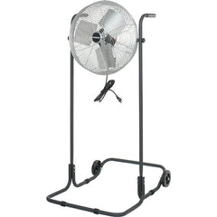 PRO-SOURCE - 18" Blade, 1/8 hp, 5,750 CFM, High Floor Stand Industrial Circulation Fan - Floor Stand, 2.2 Amps, 3 Speed - A1 Tooling