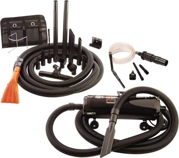 MetroVac - Canister Vacuum Cleaner - 120 Volts, 4 hp, 11.25 Amps, 11 Lb, Accessories Included - A1 Tooling