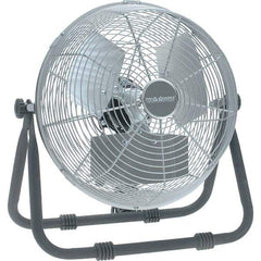 PRO-SOURCE - 12" Blade, 1/12 hp, 1,650, 2,300 & 2,750 CFM, Low Floor Stand Industrial Circulation Fan - Floor Stand, 120 Volts, 1.1 Amps, 3 Speed - A1 Tooling