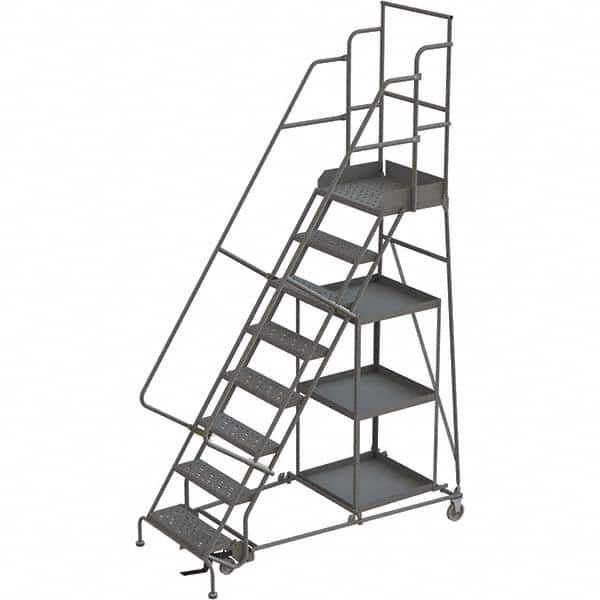 TRI-ARC - Rolling & Wall Mounted Ladders & Platforms Type: Stock-Picking Ladder Style: Rolling Safety Stock Picking Ladder - A1 Tooling