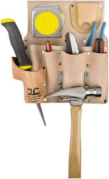 CLC - Knife Holster with 8 Pockets - Leather, Natural (Color) - A1 Tooling