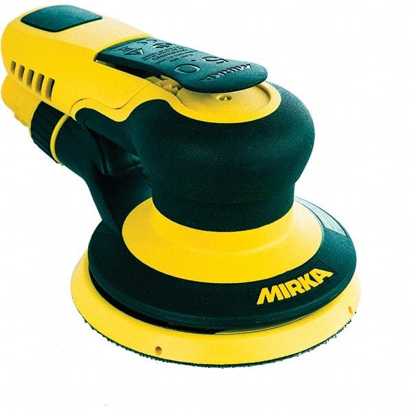 Mirka - 12,000 RPM, 485 LPM Air Consumpion, Random Air Orbital Sander - Round Pad, Hook & Loop Backing, 1/4 NPT Inlet - A1 Tooling