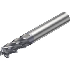 Sandvik Coromant - 1/2" Diam 3 Flute Solid Carbide 0.004" Chamfer Width Corner Chamfer End Mill - A1 Tooling