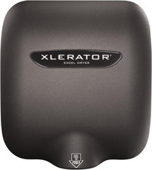 Excel Dryer - 1490 Watt Graphite Finish Electric Hand Dryer - 208/277 Volts, 6.2 Amps, 11-3/4" Wide x 12-11/16" High x 6-11/16" Deep - A1 Tooling