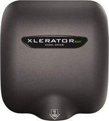 Excel Dryer - 530 Watt Graphite Finish Electric Hand Dryer - 110/120 Volts, 4.5 Amps, 11-3/4" Wide x 12-11/16" High x 6-11/16" Deep - A1 Tooling