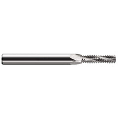 Harvey Tool - M3 X 0.5 Internal/External 0.5mm Pitch 1/8" Shank 3-Flute Solid Carbide Helical Flute Thread Mill - Exact Industrial Supply