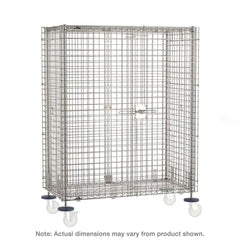 Metro - Security & Work/Utility Trucks; Type: Security Unit ; Load Capacity (Lb.): 0.000 ; Length (Inch): 65 ; Width (Inch): 33-1/2 ; Height (Inch): 62 ; Number of Shelves: 2 - Exact Industrial Supply