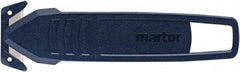 Martor USA - Recessed/Hook Blade Safety Utility Knife - Dark Blue Poly-Steel Handle, 1 Blade Included - A1 Tooling