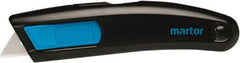 Martor USA - Retractable Utility Knife - 2.18" Stainless Steel Blade, Aluminum Handle, 1 Blade Included - A1 Tooling