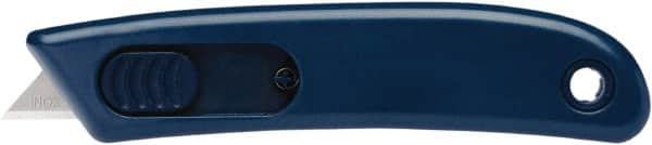 Martor USA - Retractable Utility Knife - Black & Blue Poly-Steel Handle, 1 Blade Included - A1 Tooling