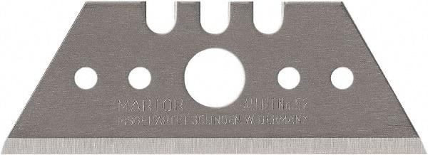 Martor USA - 100 Piece, Carbon Steel, Utility Knife Blade - 2.09" Long - A1 Tooling