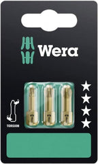 Wera - 1/4" Drive, Pozidriv Screwdriver Bit - 1" OAL - A1 Tooling