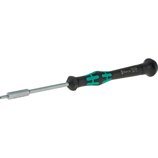 Wera - 1.5mm Solid Shaft Precision Nutdriver - Cushion Grip Handle, 6-1/4" OAL - A1 Tooling