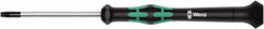 Wera - 8 Torx Driver - 60mm Blade Length, 157mm OAL, Ergonomic Handle - A1 Tooling