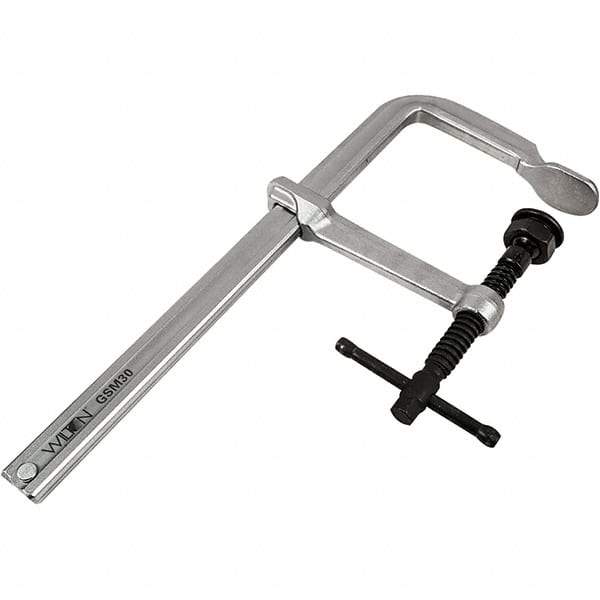 Wilton - 5-1/2" Throat Depth, 12" Max Capacity, Heavy-Duty F Sliding Arm Clamp - 2,660 Lb Clamping Pressure - A1 Tooling