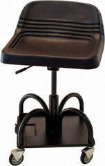 Whiteside - 440 Lb Capacity, 4 Wheel Adjustable Creeper Seat - Steel, 15" Long x 25" High x 15" Wide - A1 Tooling