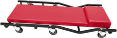 Whiteside - 660 Lb Capacity, 6 Wheel Creeper with Fixed Headrest - Steel, 40" Long x 5-1/8" High x 17" Wide - A1 Tooling