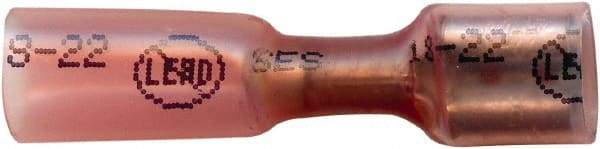 Made in USA - 1/4" Wide, Heat Shrink & Polyolefin Insulation, Female Tab Terminal - Crimp & Solder Connection, 22 to 18 AWG Compatible, RoHS Compliant - A1 Tooling