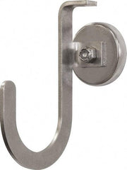 Mag-Mate - 42 Lb Capacity, 3-1/4" Projection, 304 Stainless Steel Magnetic J Hook - 5" OAL - A1 Tooling