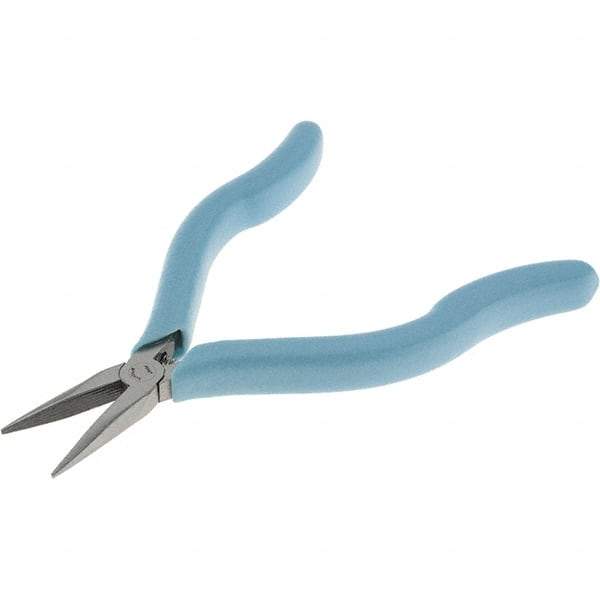 Xcelite - 6-1/2" Jaw Length x 7/16" Jaw Width, Long Nose Comfort Grip Pliers - Smooth Jaw, Bi-Material Cushion Handle - A1 Tooling