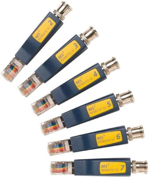 Fluke Networks - Blue Electrical Test Equipment Identifier Kit - Use with Microscanners2 Cable Testers - A1 Tooling