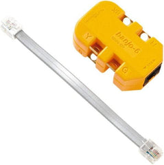 Fluke Networks - Yellow Electrical Test Equipment Modular Adapter - Use with Telephone Test Sets - A1 Tooling