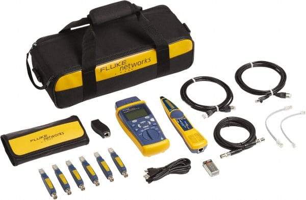 Fluke Networks - 18 Piece, Network Service Kit - Comes in Kit Bag - A1 Tooling