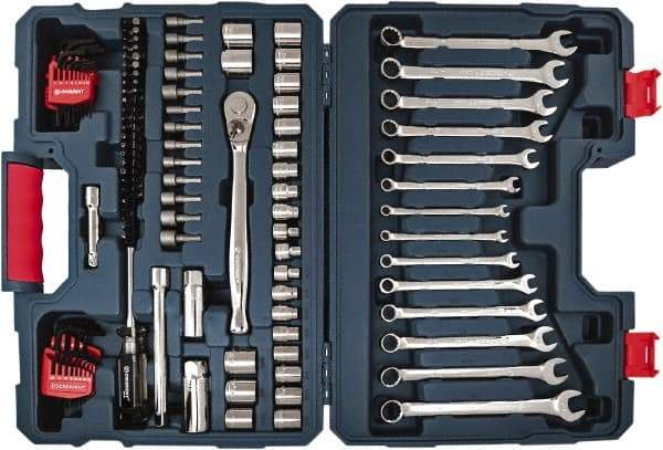 Crescent - 128 Piece 3/8" Drive Mechanic's Tool Set - Comes in Blow Molded Case - A1 Tooling