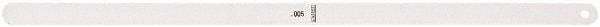 Starrett - Feeler Gages   Thickness (Decimal Inch): 0.0050    Leaf Length (Inch): 12 - A1 Tooling