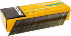 Stanley Bostitch - 15 Gauge 0.07" Shank Diam 2-1/2" Long Finishing Nails for Power Nailers - Steel, Bright Finish, Smooth Shank, Angled Stick Adhesive Collation, Round Head, Chisel Point - A1 Tooling