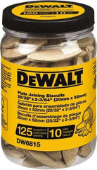 DeWALT - Size 10 Biscuits - 125 Pieces, Tube - A1 Tooling