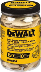 DeWALT - Size 0 Biscuits - 150 Pieces, Tube - A1 Tooling