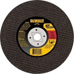 DeWALT - 6-1/2" 24 Grit Aluminum Oxide Cutoff Wheel - 1/8" Thick, 1" Arbor, 9,400 Max RPM, Use with Angle Grinders - A1 Tooling