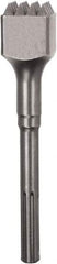 DeWALT - 1-3/4" Head Width, 10" OAL, 3/4" Shank Diam, Bushing Tool Chisel - SDS Max Drive, SDS Max Shank, Steel - A1 Tooling