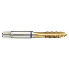 M2x0.40 6H 3-Flute PM Cobalt Blue Ring Spiral Point Plug Tap-TiN - A1 Tooling