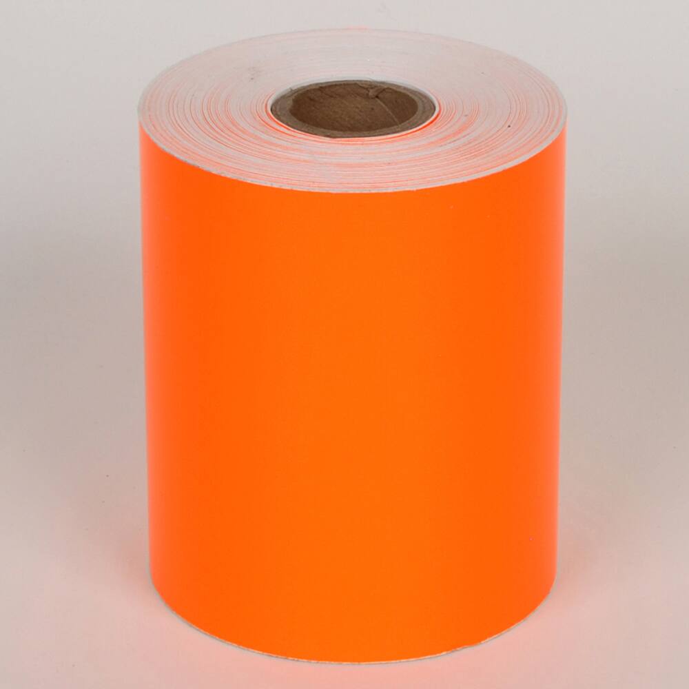 Cobra Systems - Labels, Ribbons & Tapes; Type: Vinyl Tape ; Color: Orange ; For Use With: VNM4PRO ; Width (Inch): 4 ; Length (Feet): 75 ; Material: Vinyl - Exact Industrial Supply