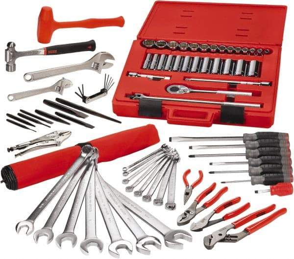 Proto - 78 Piece 1/2" Drive Master Tool Set - Comes in Tool Box - A1 Tooling