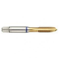 42381 2B 4-Flute PM Cobalt Blue Ring Spiral Point Plug Tap-TiN - A1 Tooling