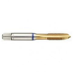 16193 2B 3-Flute PM Cobalt Blue Ring Spiral Point Plug Tap-TiN - A1 Tooling