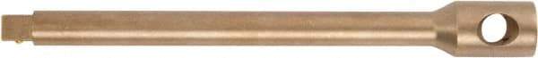 Ampco - 1" Drive Nonsparking Socket Extension Bar - 8" OAL, Uncoated Finish - A1 Tooling